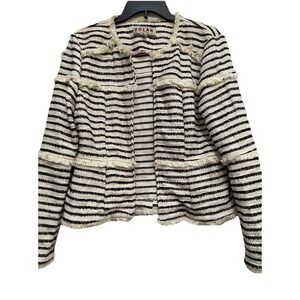 Dolan‎ Left Coast Collection Anthropologie Fringe Trimmed Jacket Size S